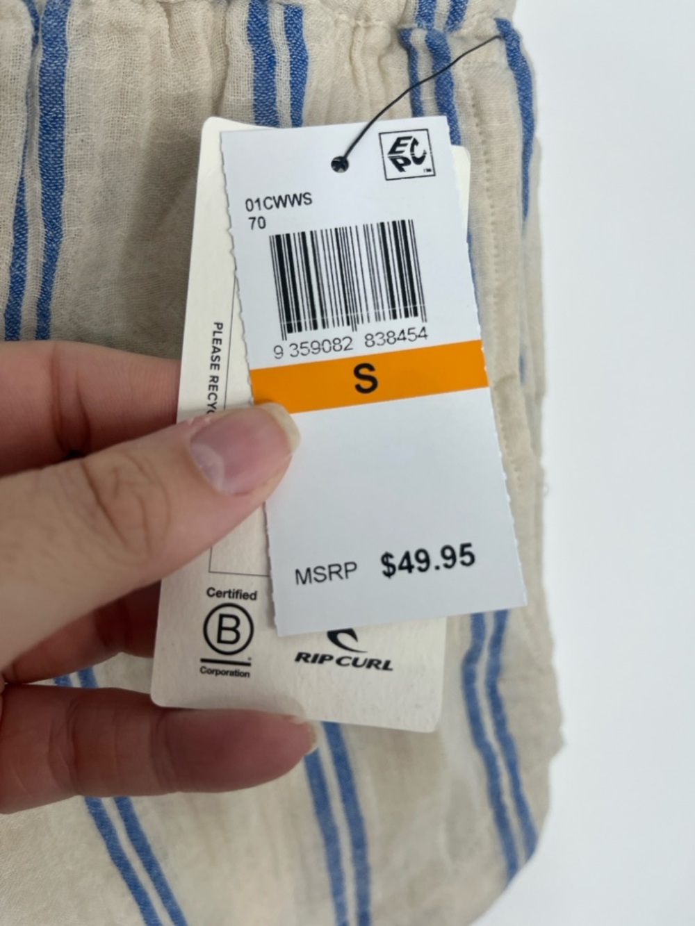 Rip Curl Womens Stripe Shorts Size Small - Picture 4 of 8